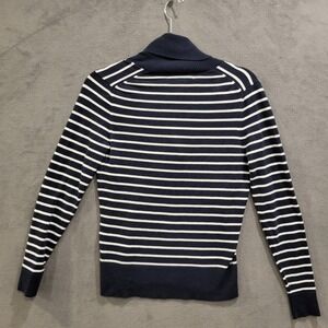 Banana Republic Sweater Women Size XS Striped Shawl Collar Office Casual Classic